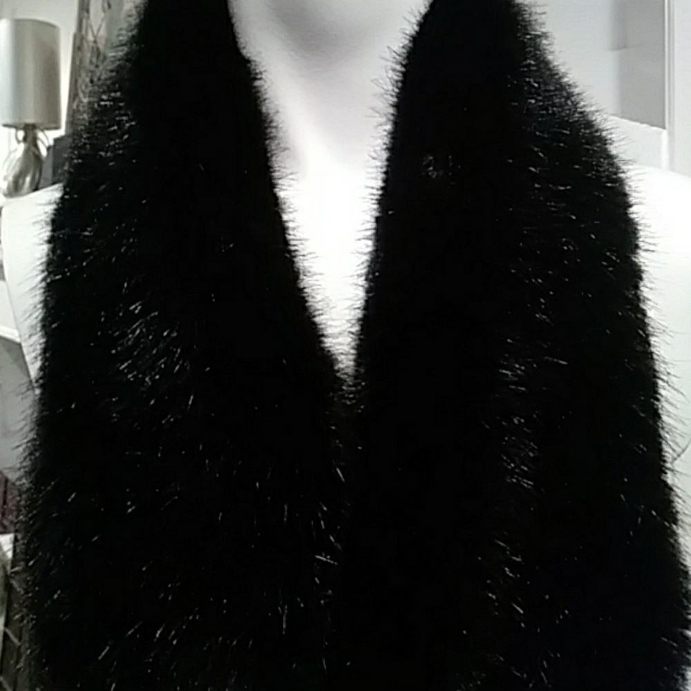 🌼 luxurious mink collar-scarf-wrap - Picture 7 of 7